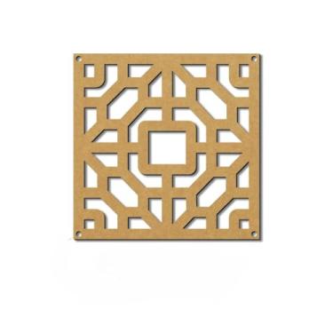 Imagem de Painéis decorativos 3D em MDF – divisórias modernas e elegantes para sua casa e escritório (011,Kit 12pçs-26cm x 26cm)