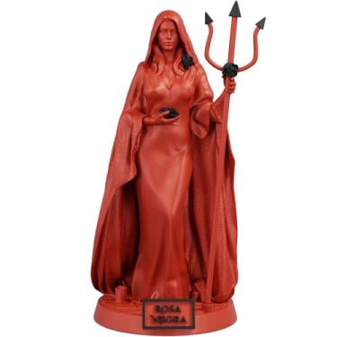 Imagem de Estátua Pombagira Rosa Negra Umbanda Candomblé (Cor Sanguis Obscurus)