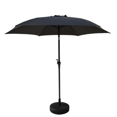 Imagem de Ombrelone Central Base Hdpe Miramar Rivatti 270cm Grafite