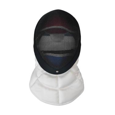 Imagem de Colaxi Máscara de esgrima, capacete de esgrima, máscara facial, conforto, equipamento de proteção profissional, capa facial para equipamento de treinamento, S
