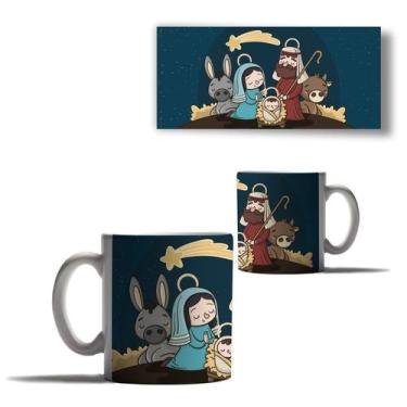 Imagem de Caneca Porcelana Natal Jesus Cristo Motivo Natal Menino 4 - Enjoy Shop