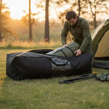 Imagem de Bolsa Bag Para Tenda E Barraca De Camping Grande - SM, Preto