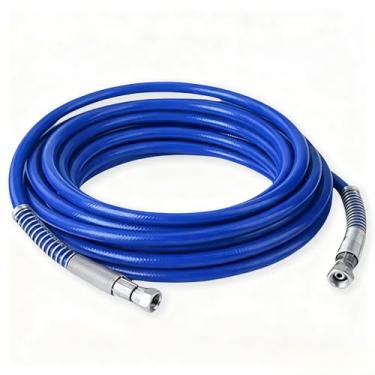 Imagem de Mangueira de pulverizador de tinta sem ar de 82 m, mangueira de substituição de alta pressão de 1/4 polegada 8500 PSI com conector e junta giratória, para máquina de pulverização sem ar Graco Titan