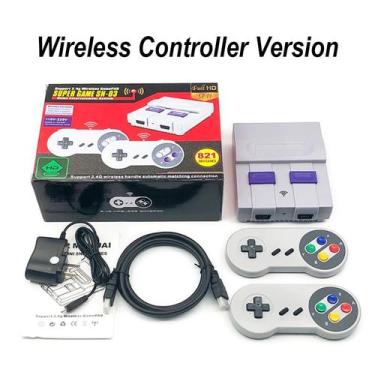 Imagem de Retro portátil HD HDMI NES SFC Video Game Console com 821 G - Lightbek