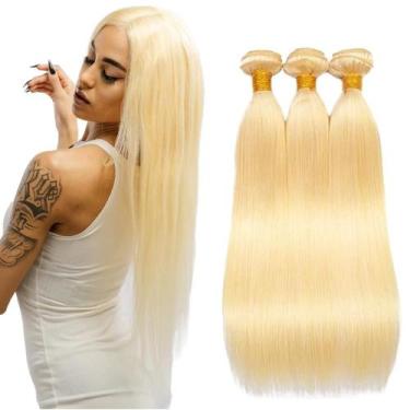 Imagem de Extensões de cabelo Nuailisex 613 Straight Brazilian Remy Hair