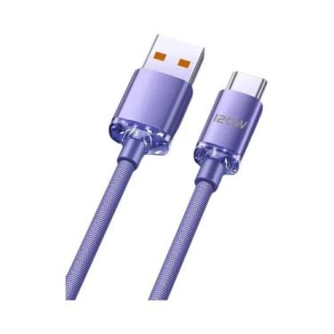 Imagem de Cabo De Carregamento Rápido USB-C Para USB-C De 120W Para iPhone 15 16