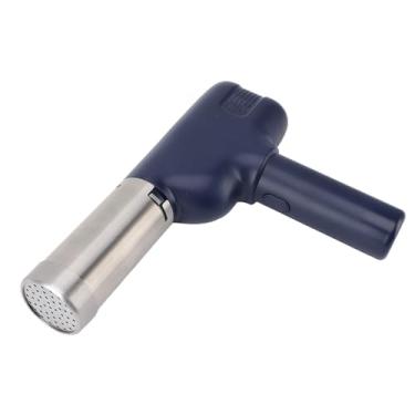 Imagem de SUNGOOYUE Máquina de Macarrão Automática Portátil, Máquina de Macarrão Elétrica, Recarregável Portátil para Cozinhar Em Casa, Aço Inoxidável, 3 Moldes para Família (Azul)