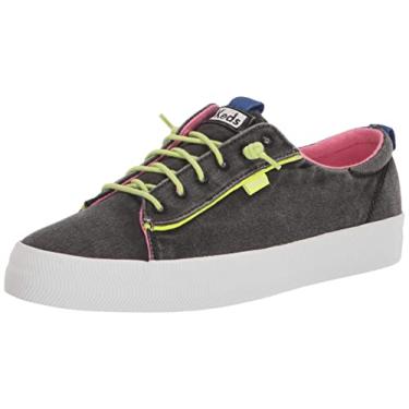 Imagem de Keds Kickback Canvas Slip on, tênis feminino, preto, 35 médio, Preto 1, 35