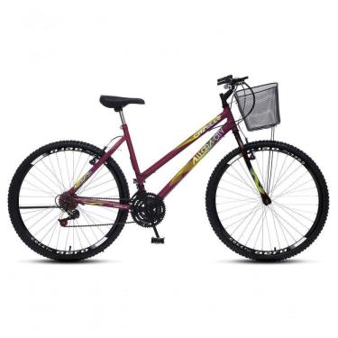 Imagem de Bicicleta Colli Cazelle Allegra Aro 26 Freio V-brake Quadro 18 Roxo