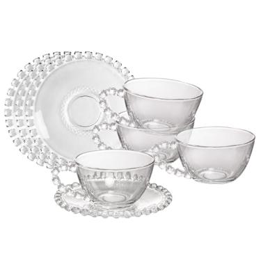 Imagem de Xícara para Chá de Cristal 200ML 4PÇS