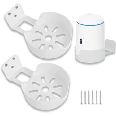Imagem de Suporte de parede para roteador Ubiquiti UniFi Dream, funciona com o novo suporte Unifi Dream 7 (UDR7), suporte de parede resistente feito de metal compatível com Ubiquiti UniFi Dream Machine UDR7