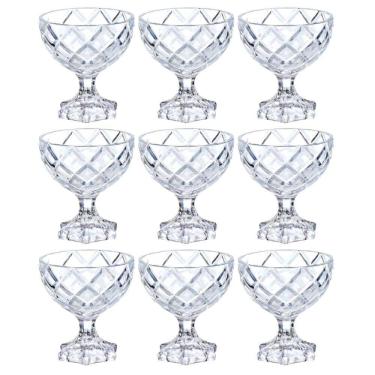 Imagem de Taças de Sobremesa em Vidro Pineapple 170mL 9 Peças - Hauskraft