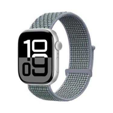 Imagem de Pulseira De Nylon Trançada Para Apple Watch Ultra 2 49mm 46mm 45mm 42m