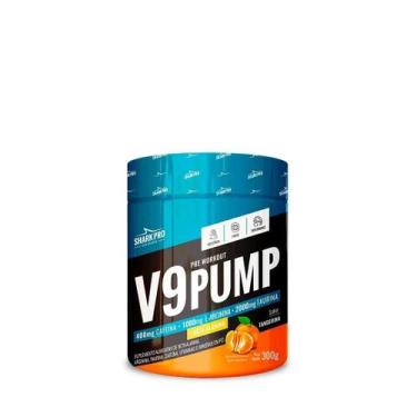 Imagem de V9 Pump Pré-Treino Intenso 300G Sabor Tangerina Black Skull - Sharkpro