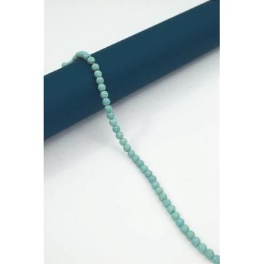 Imagem de Fio de Pedra Howlita Turquesa 8mm - Ideal para Semi-Joias e Acessórios