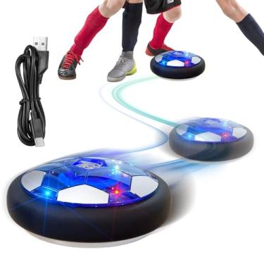 Imagem de Bola de Futebol Flutuante | Brinquedos Elétricos Com Luzes LED,Jogos Interativos de Futebol de Ar | para Crianças Rapazes Raparigas Jovens Exterior Sala Quintal Parque Interior Escola Aniversário