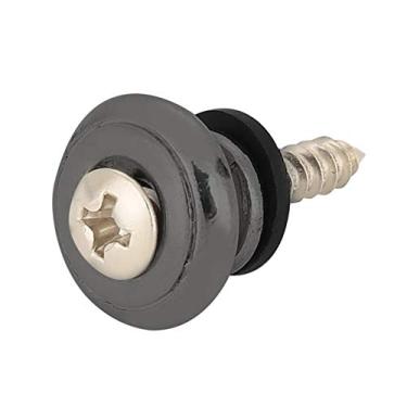 Imagem de Generic Botão de Bloqueio da Alça de Baixo Elétrico 10 Peças Pino de Extremidade de Metal Com Segurança, Fácil Instalação, Uso Conveniente, Ferro de + Liga de Zinco, Ouro Preto Prateado 0,9 X 0,6