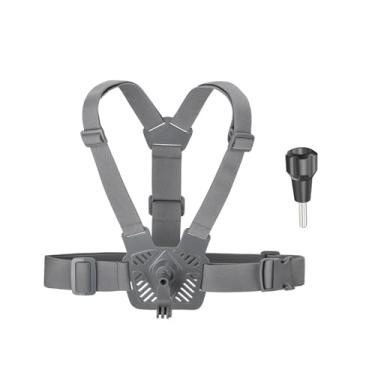 Imagem de ZEZEFUFU Suporte de câmera ajustável para montagem no peito para DJI/para câmera de ação Insta360