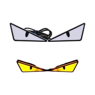 Imagem de Luz LED Universal Olhos De Demônio Para Motocicleta, Mini Sinalizador 