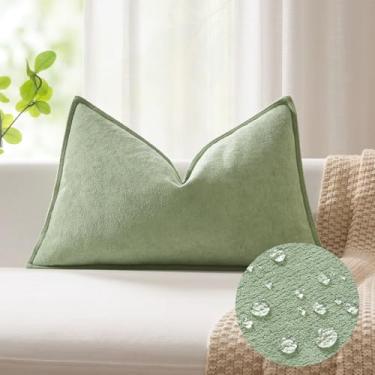 Imagem de Kevin Textile Capa de almofada lombar 30,5 x 50,8 cm, 1 pacote com 1 almofada retangular decorativa à prova d'água com textura macia para sofá, cadeira, cama, decoração de casa, ambientes internos e