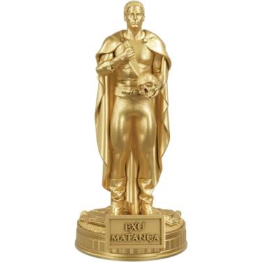 Imagem de Estátua Exu Matança Umbanda Candomblé (Cor Ouro)