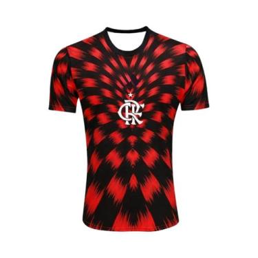 Imagem de Camiseta Esportiva Casual Respirável E Confortável Masculina Flamengo 