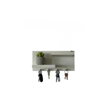 Imagem de Porta-Chaves Com Prateleira – Uma SoluçãO De Armazenamento Simples E PráTica Para Montagem Na Parede