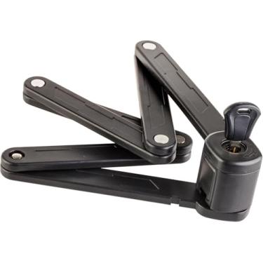 Imagem de Revere Cadeado dobrável para bicicleta – Aço endurecido antifurto resistente, à prova de ferrugem, trava compacta dobrável de alta segurança para bicicleta, scooter e motocicleta (com chave)