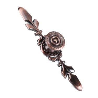 Imagem de Acouto Maçanetas de Armário Vintage Maçaneta de Móveis Europeus Gaveta Armário Mesa Maçaneta da Porta Puxar Decoração de Casa Puxadores de Bronze Ferramentas e Reforma da Casa/Hardware/Ferragens