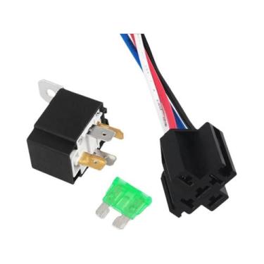 Imagem de Conjunto De Fiação De Relé De Fusível À Prova d'Água 12V 4 Pinos 30A 1