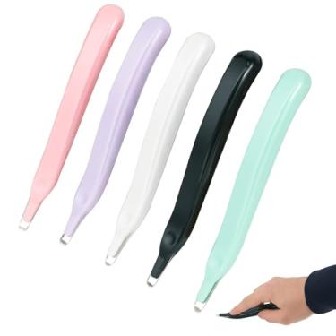 Imagem de etspolt Pacote com 5 ferramentas de remoção de grampeadores, removedor de grampeador de 5 cores e conjunto de extrator de grampos para casa, escritório, escola ou sala de aula (verde, roxo, rosa