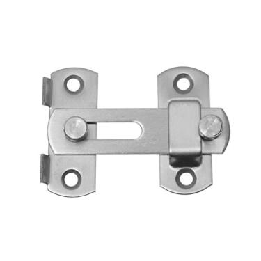 Imagem de VTGVVVTR Trava deslizante, trava de parafuso de portão, trava de porta deslizante, parafuso com parafusos maçaneta de porta de janela deslizante trava de porta de aço inoxidável porta de corrente de