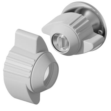 Imagem de Homakover Pacote com 2 maçanetas de porta, puxadores de porta de silicone antiderrapantes, serve para todas as maçanetas de porta ≤ 4 cm, para artrite e auxiliares de vida idosos, protege as paredes