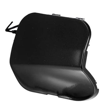 Imagem de X AUTOHAUX Tampa do gancho de reboque do para-choque dianteiro do gancho de reboque do carro substituição da tampa do furo do olho 622A0-4BA0A para Nissan Rogue 2014 2015 2016 preto