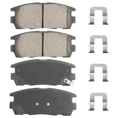 Imagem de Conjunto de pastilhas de freio a disco semimetálicas traseiras para GMC Terrain 10-17, para Chevy Equinox 07-17, para Pontiac Torrent 07-09, para Captiva Sport 12-15 para Saturn Vue 08-10, para Suzuki