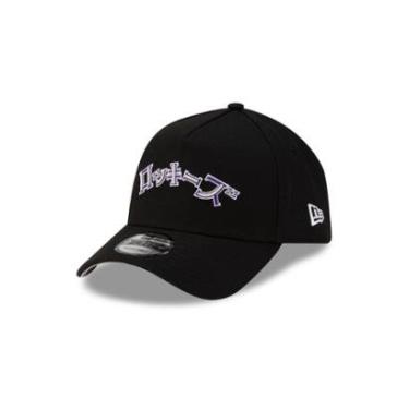 Imagem de BONE NEW ERA 9FORTY A-FRAME SNAPBACK COLORADO ROCKIES MLB HYPERFLY PRETO-Masculino