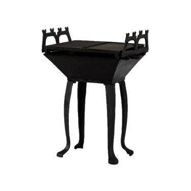 Imagem de Churrasqueira Gamela Completa Em Ferro Fundido 31X41Cm