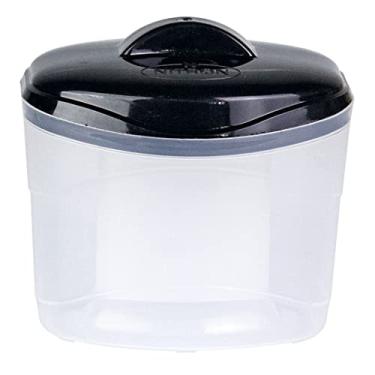 Imagem de PORTA ALGODÃO E COTONETE PRETO