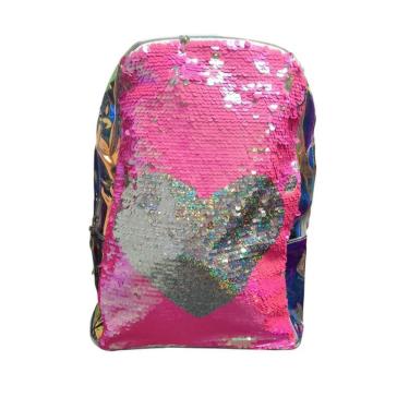 Imagem de Mochila Infantil De Plástico Lantejoulas Holográficas