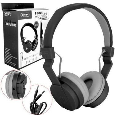 Imagem de Fone Com Microfone Knup Kp-428 Preto