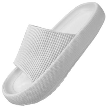 Imagem de Sandalia chinelo nuvem massageador anatomico slide Yvate BGX71X, Branc