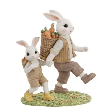 Imagem de Coelho De Pascoa La Belle Passeio No Parque 14,5x12x6cm 1098969