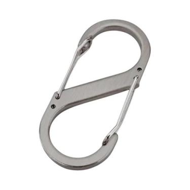 Imagem de Mini Gancho De Chaveiro 10 Peças Tipo S Em Aço Inoxidável Mosquetão An