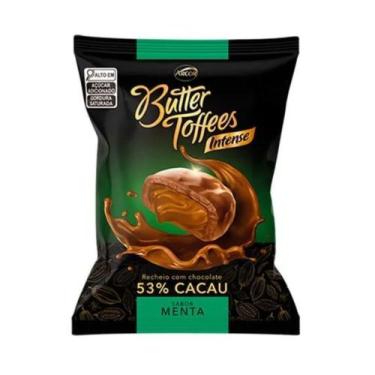 Imagem de Bala Arcor Butter Toffees Menta Com Chocolate 53 Cacau 400g