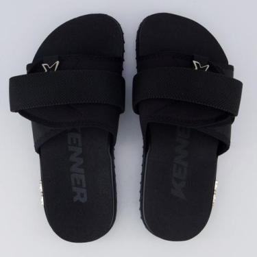 Imagem de Chinelo Kenner Kivah Slide Preto, 41
