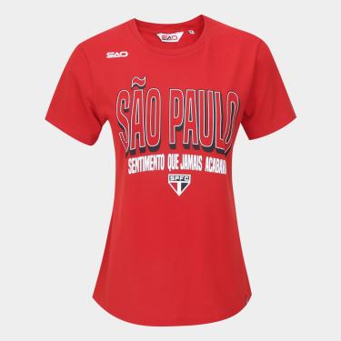 Imagem de Camiseta São Paulo Casual Feminina-Feminino
