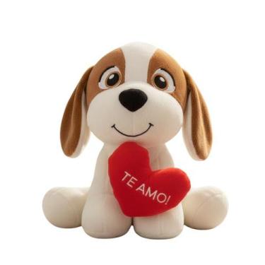 Imagem de Bicho De Pelúcia Cachorrinho Fofo E Amável 25 Cm - Unik Toys