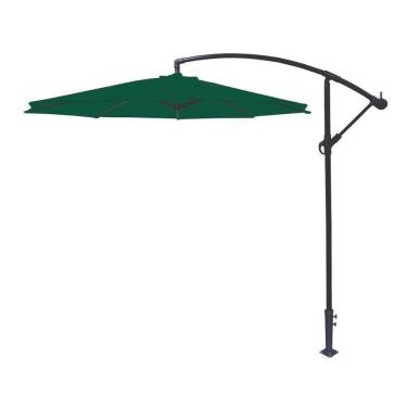Imagem de Ombrelone Lateral Tramontina Em Aço E Poliéster Verde Sem Base 2,7m Tramontina