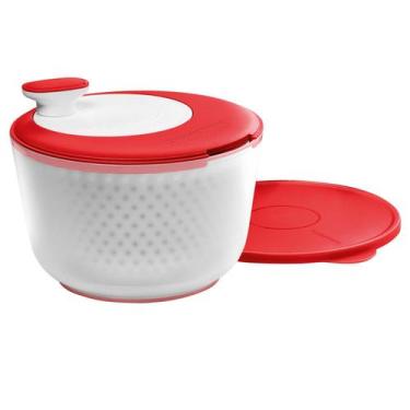 Imagem de Centrífuga e Secador para Salada Tupperware 3,9L, 3,9L, Vermelho
