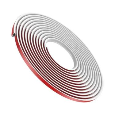 Imagem de Protetor De Cabos Adesivo Flexível Para Parede E Chão 4 6 8M, Fixador 